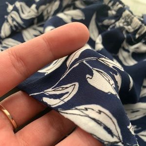 Off the shoulder floral blouse